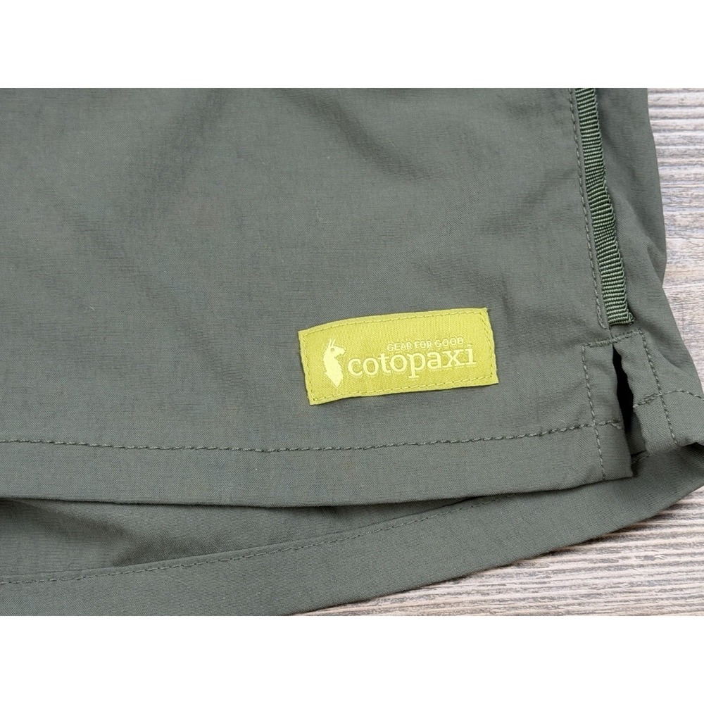 Cotopaxi Retro Active 7" Shorts Men's XL Fatigue Green Recycled Nylon Shorts - Picture 2 of 13